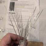 Pre-Installed Stainless steel Bird Spikes