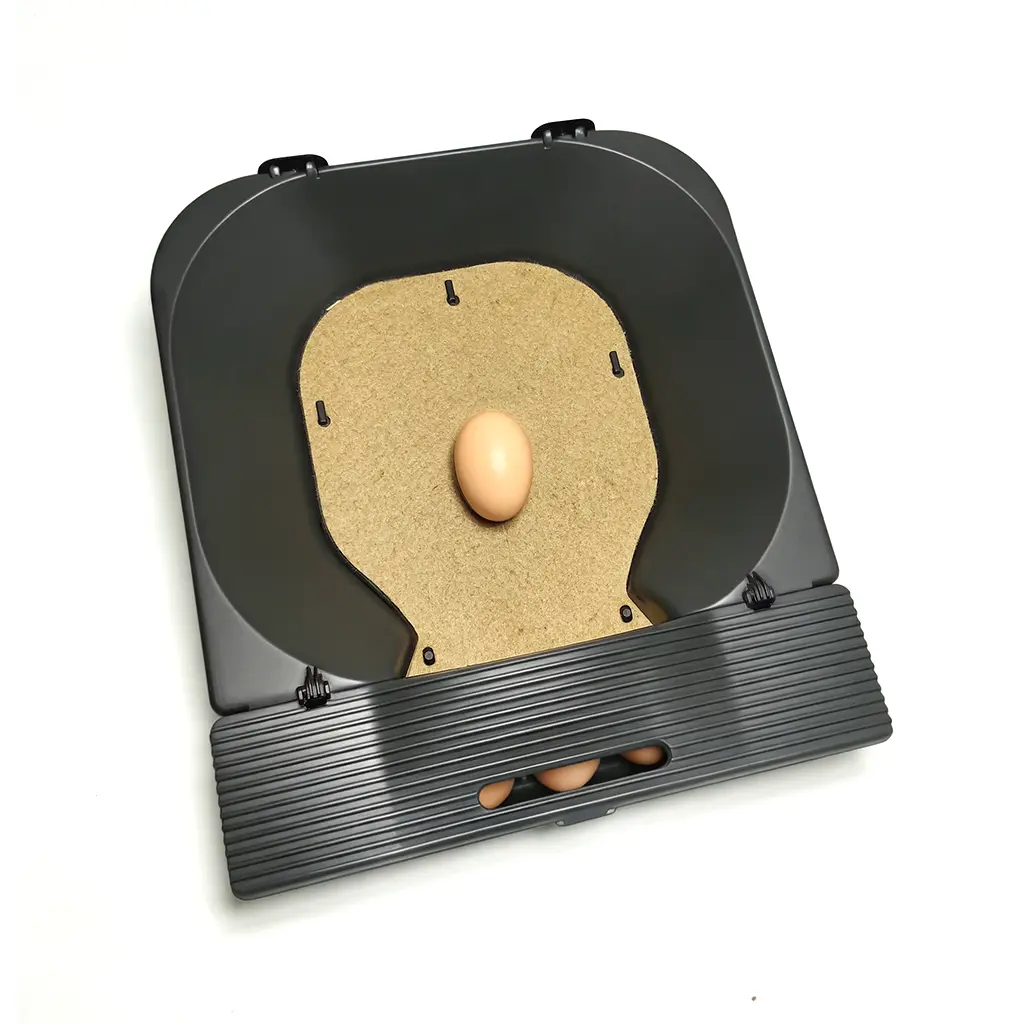 Automatic egg collection tray of Difsight nesting box